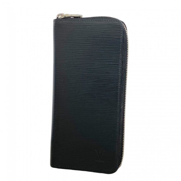 Louis Vuitton Long Wallet Epi Zippy Vertical M60965 Noir Men's